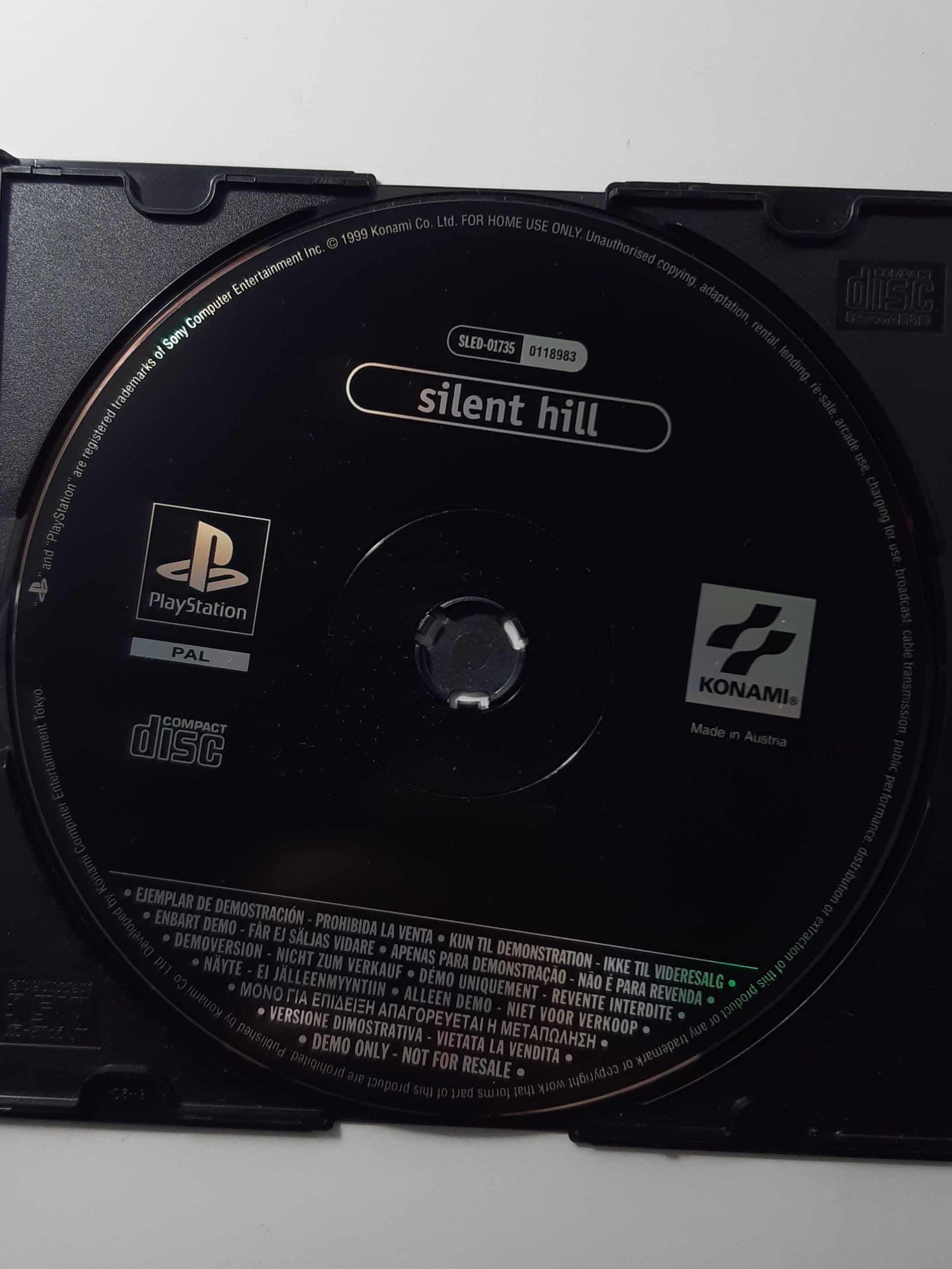 Demo de Silent Hill - Sony PlayStation / PS1 (Konami, 1999)