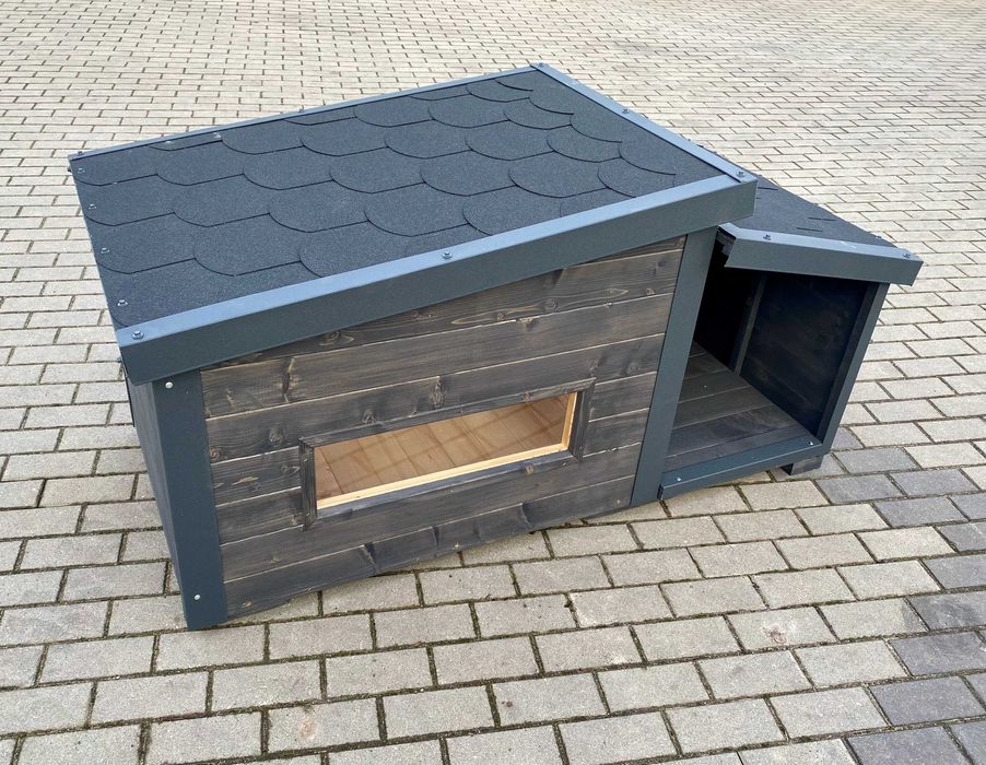 Buda z przedsionkiem dla Psa L wersja LUX