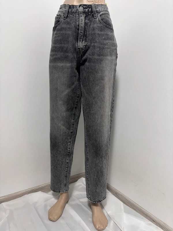 Męskie spodnie jeansowe Levi's 562 W32 L32 czarne denim vintage