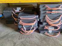 Bases de sapatas de grua disspadores de peso