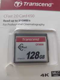 karta cfast 2.0 128 GB transcend CFX650