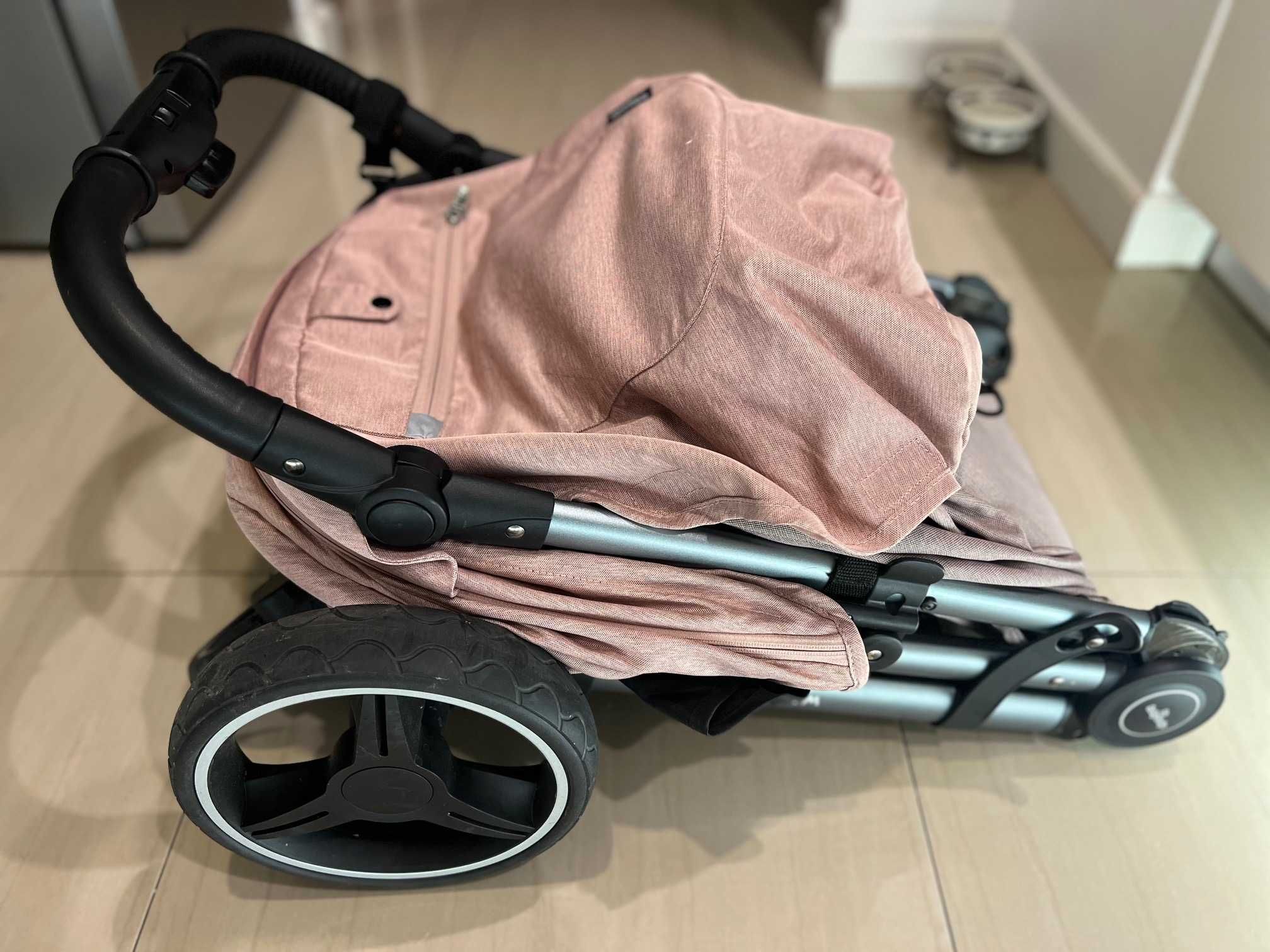 Wózek spacerówka Design Wave 108 PINK