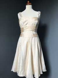 Forever New piękna delikatna suknia jedwab jedwabna 40 nowa