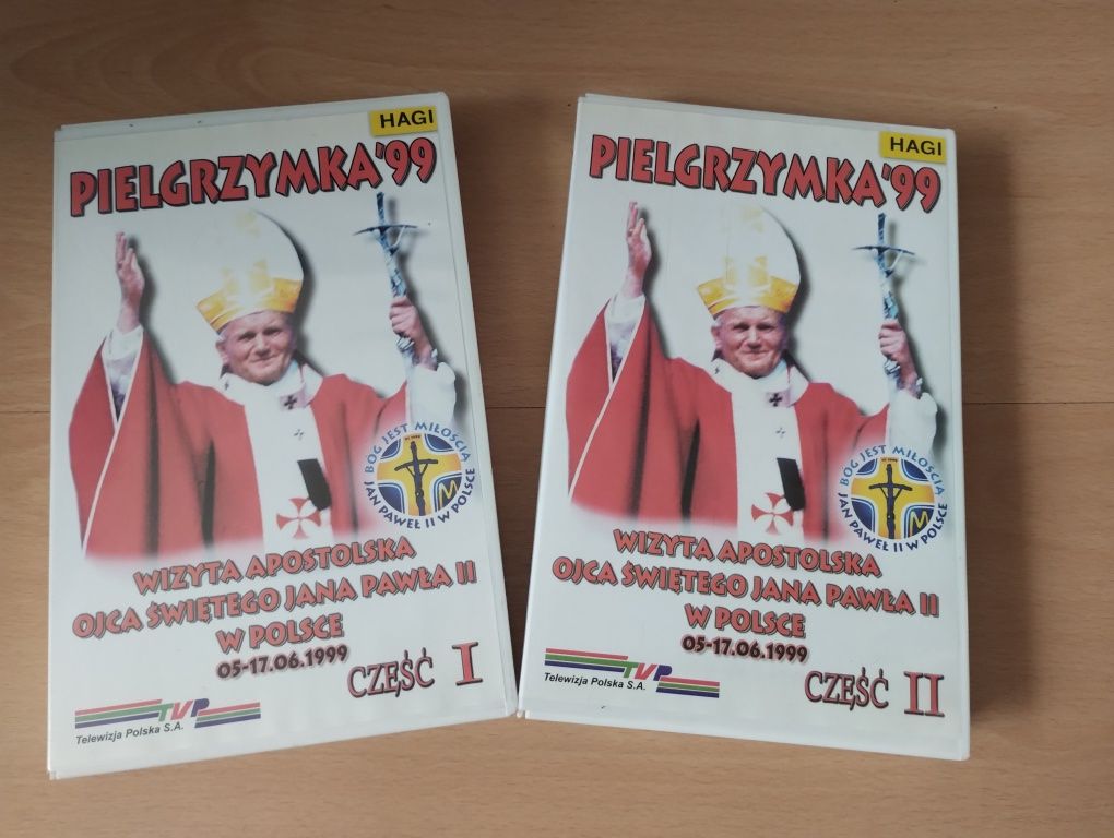 2 Kasety VHS, Pielgrzymka 1999, Jan Paweł II.