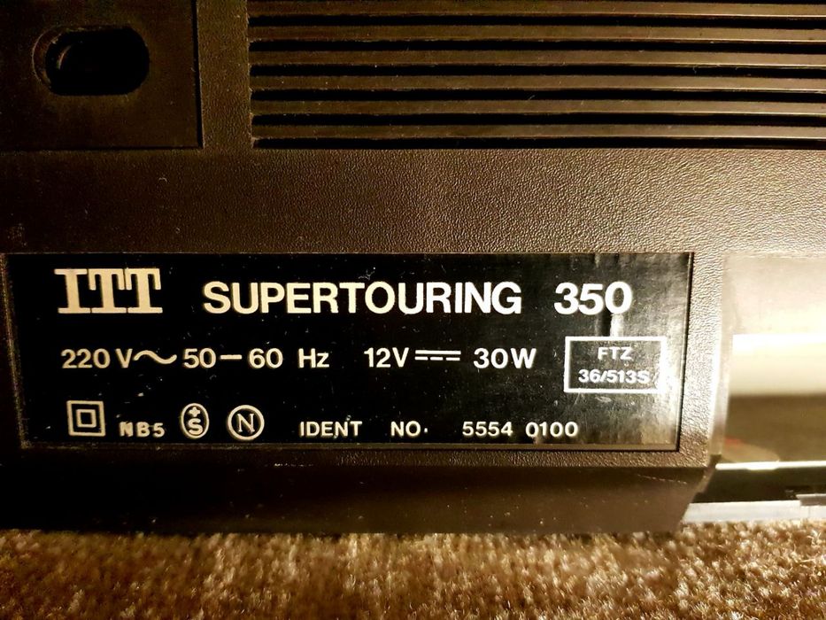 ITT Super Touring 350 — винтажный кассетник