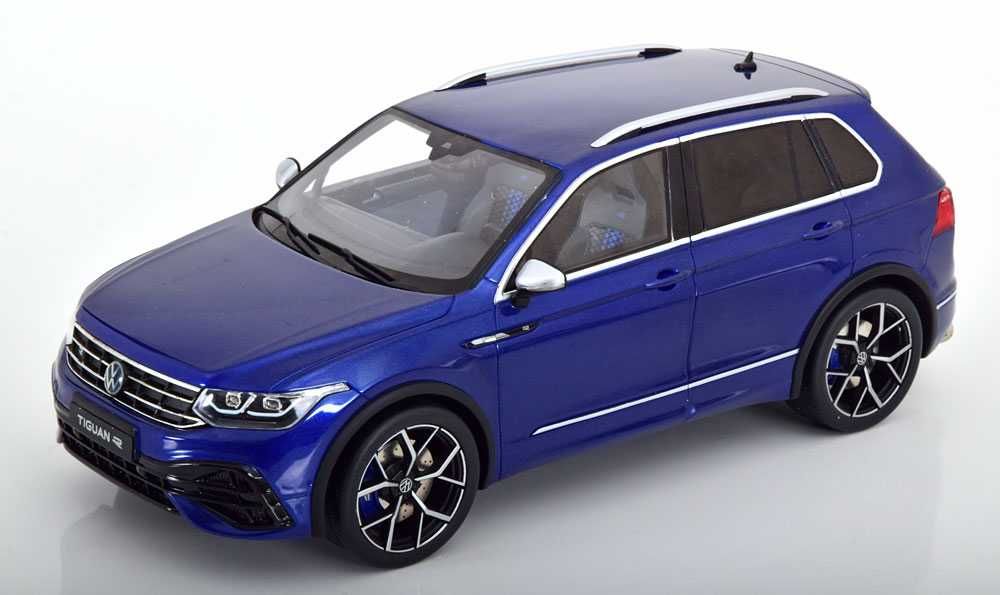 Model 1:18 Otto Volkswagen VW Tiguan R 2021 blue metallic OT423