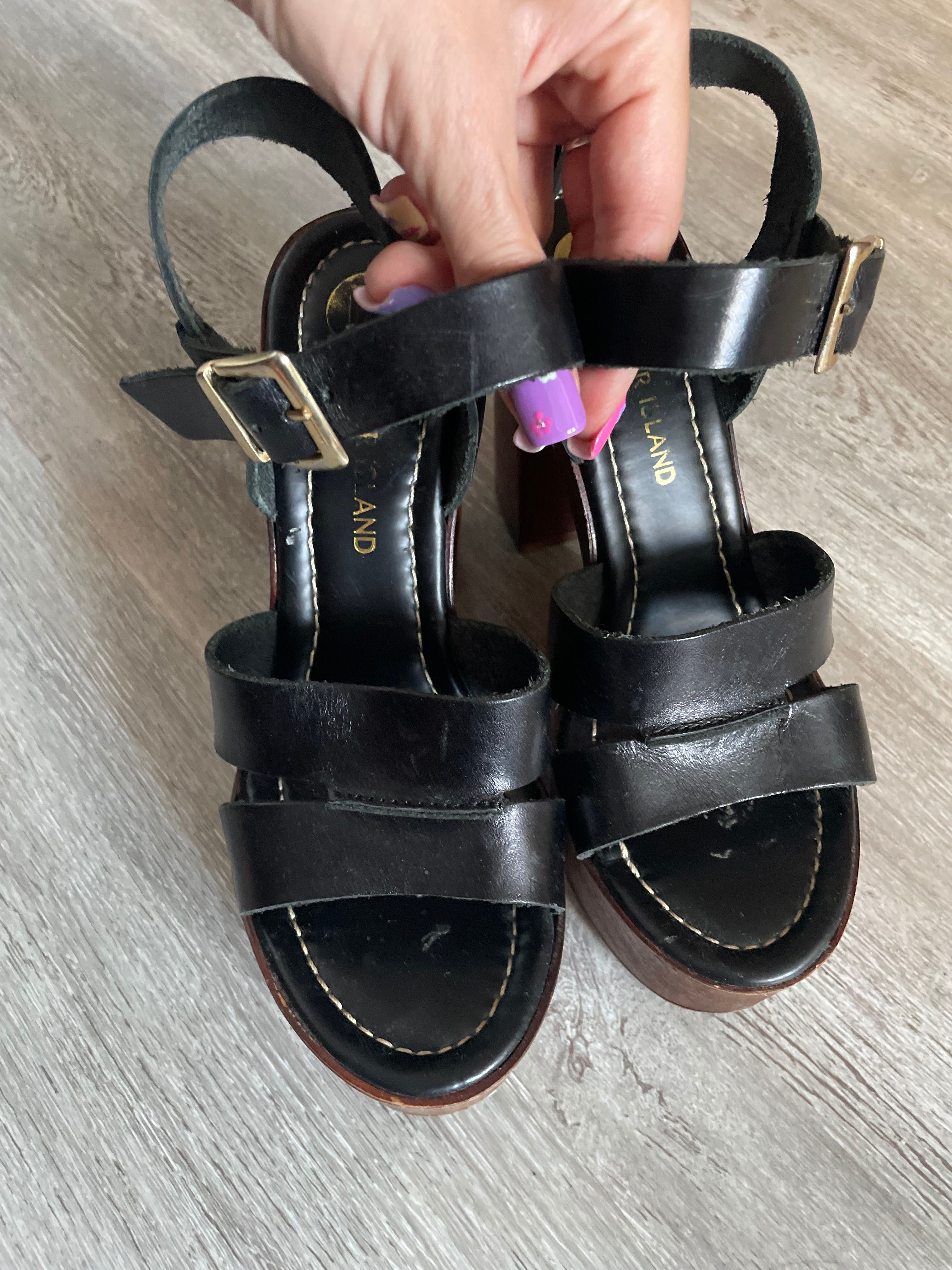Sandały na koturnie River Island roz 37