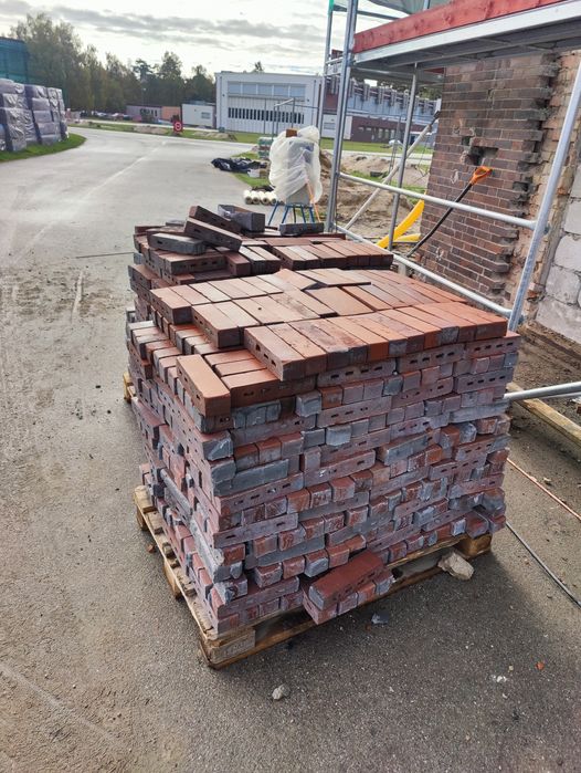 Cegła klinkierowa na elewację połówki