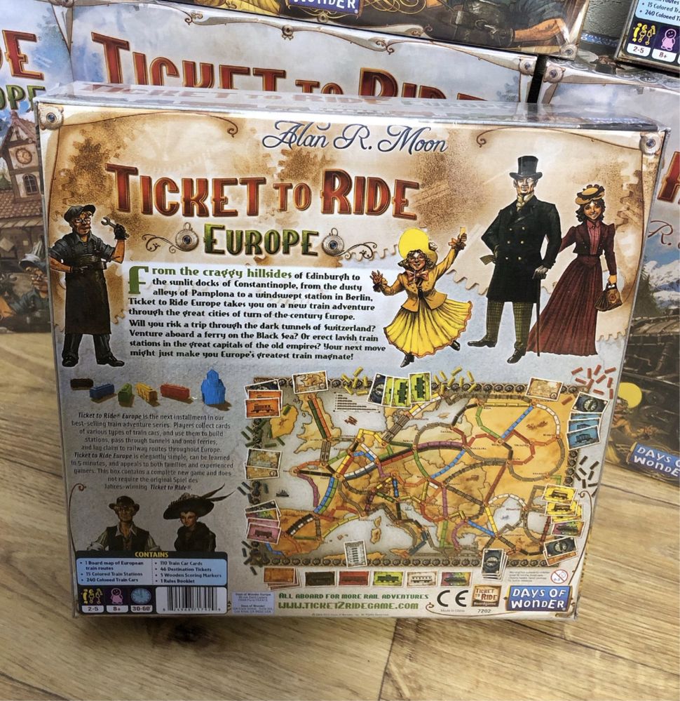 ХіТ! Ticket to ride Европа (Билет на поезд, Квиток на потяг Європа)