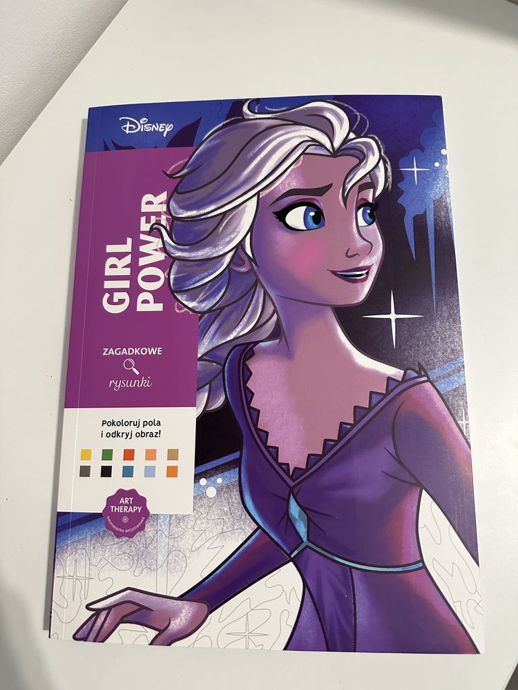Kolorowanka Girl Power Disney po numerach NOWA