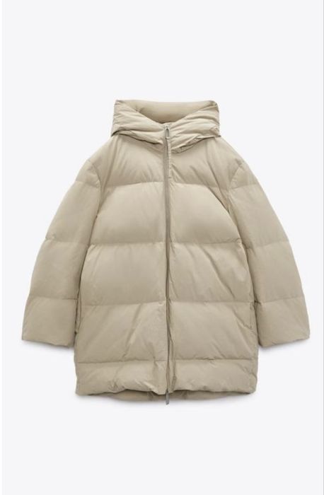 ZARA Жіночий Пуховик оверсайз