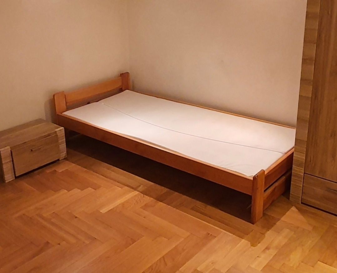Łóżko sosnowe 90x200 + materac gratis