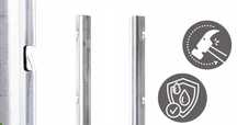 Słupek Słupki ocynkowany leśny, do siatki leśnej  2.3m x 1.5mm-od ręki