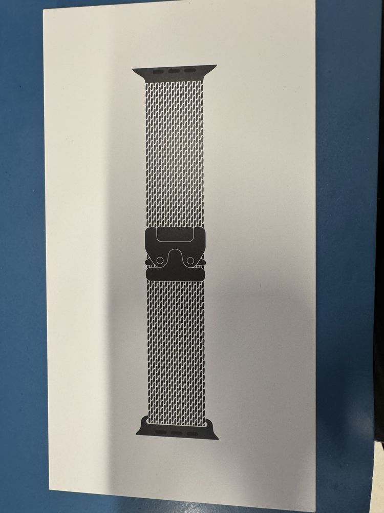 Apple 49mm Black Titanium Milanese Loop - Medium