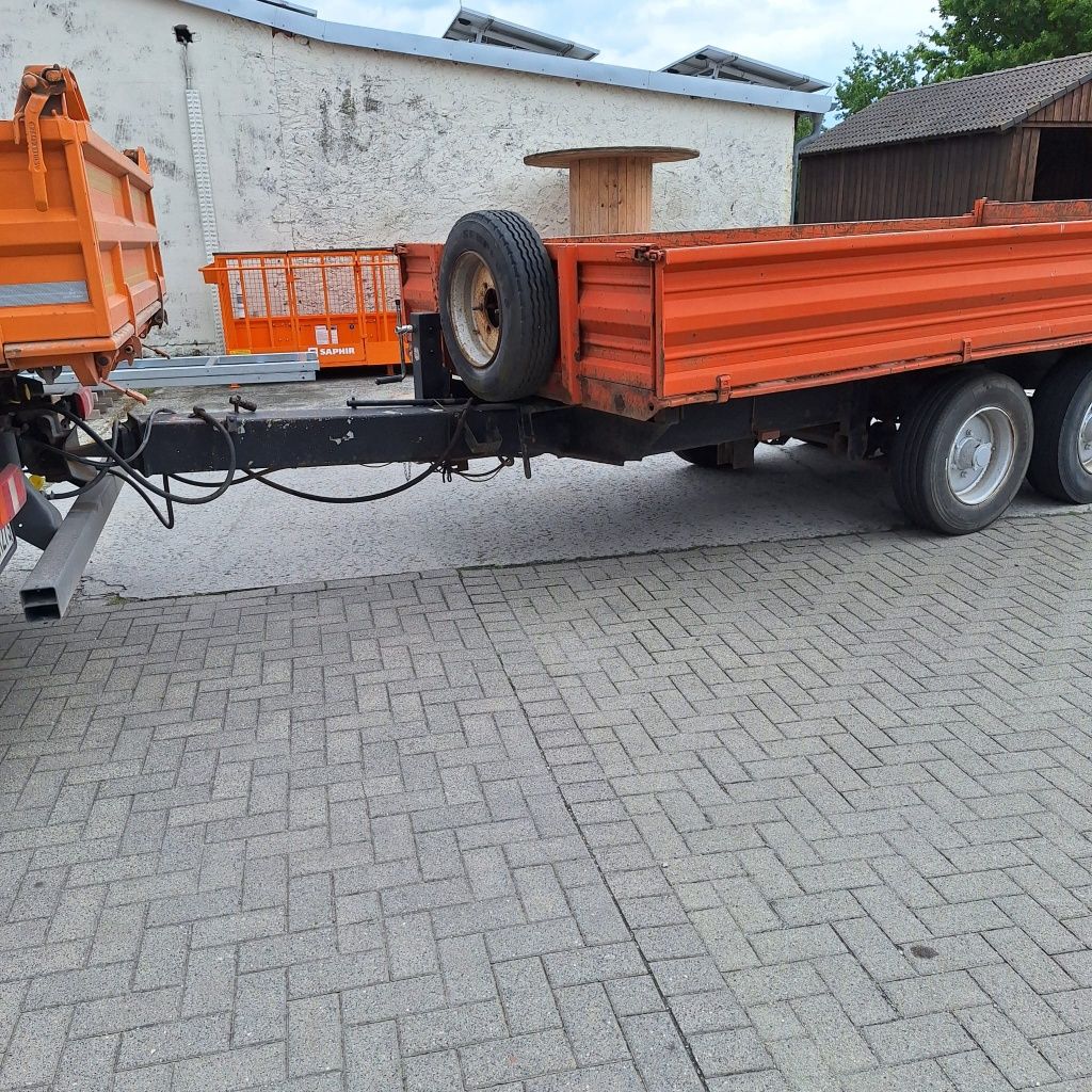 Przyczepa wywrotka tandem