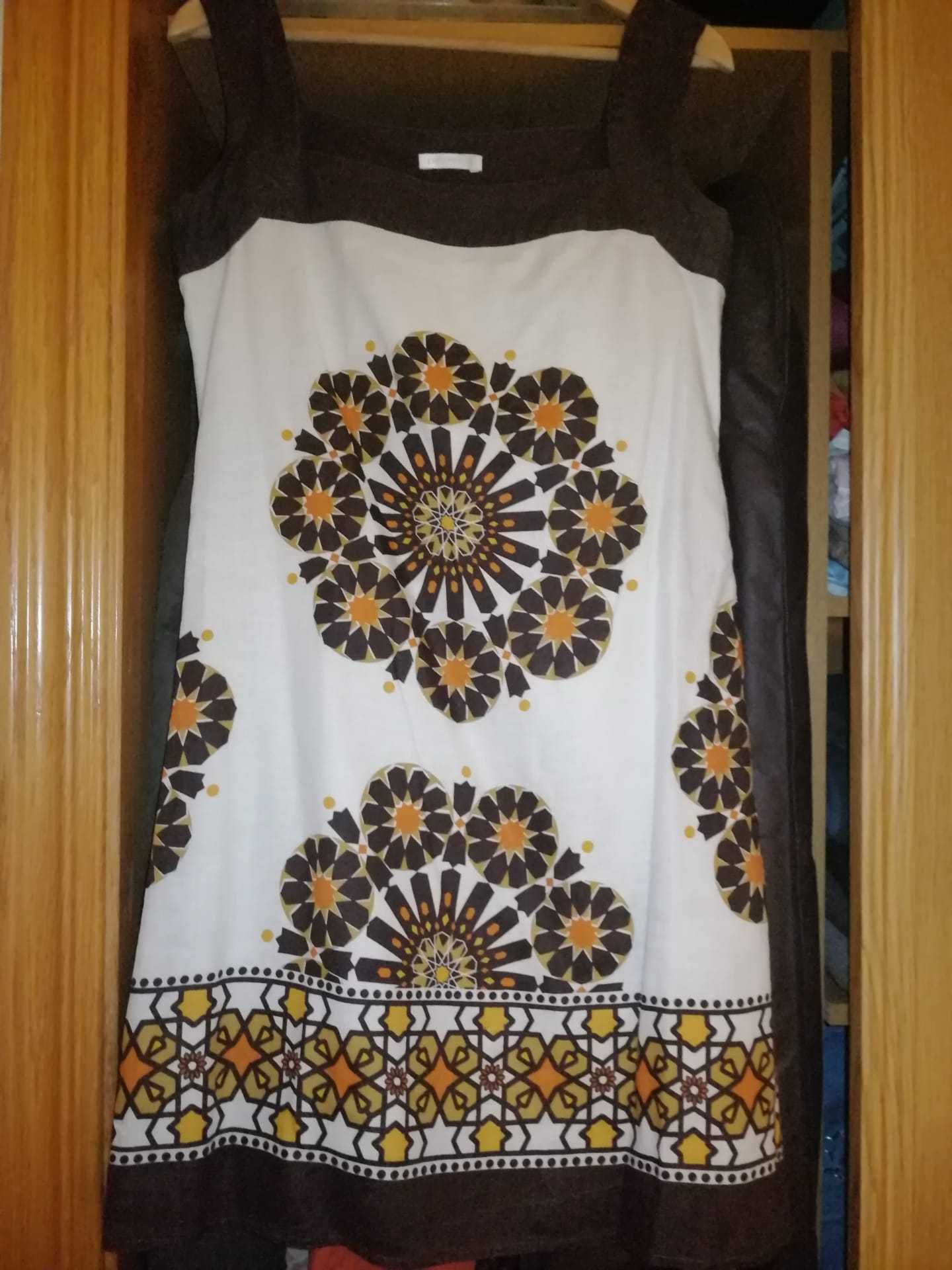 Vestido Alças Linho