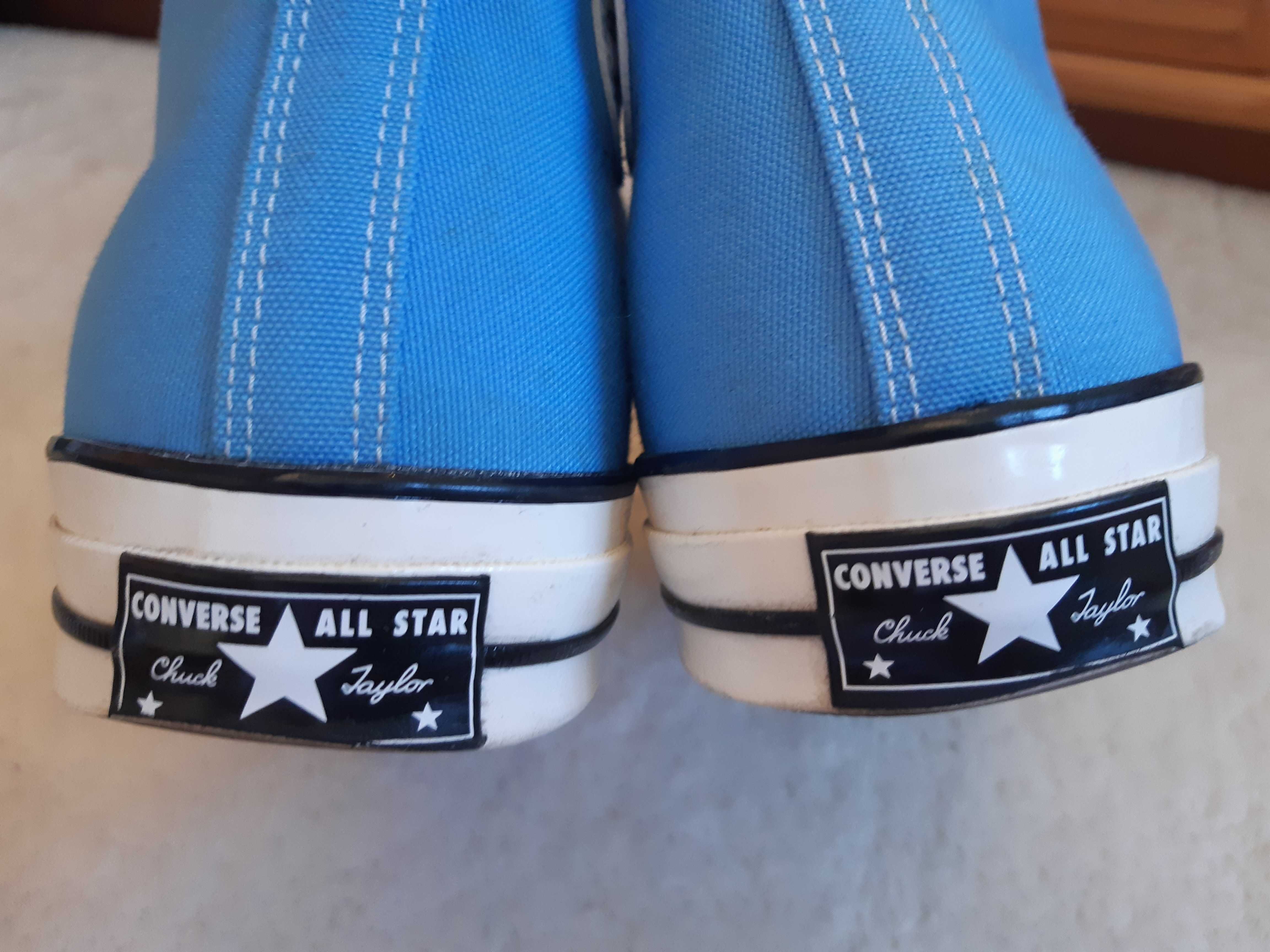 Kultowe wysokie niebieskie trampki Converse 70 All Star, rozmiar 48