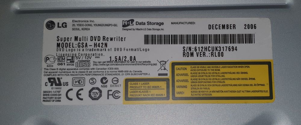 Super Multi DVD rewriter LG64551060838658121