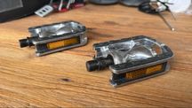 Pedały rowerowe metalowe komplet