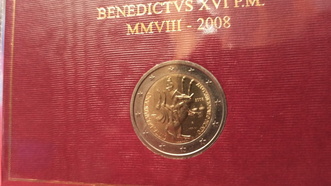 Vaticano 2 euros comem. 2008 - RARA