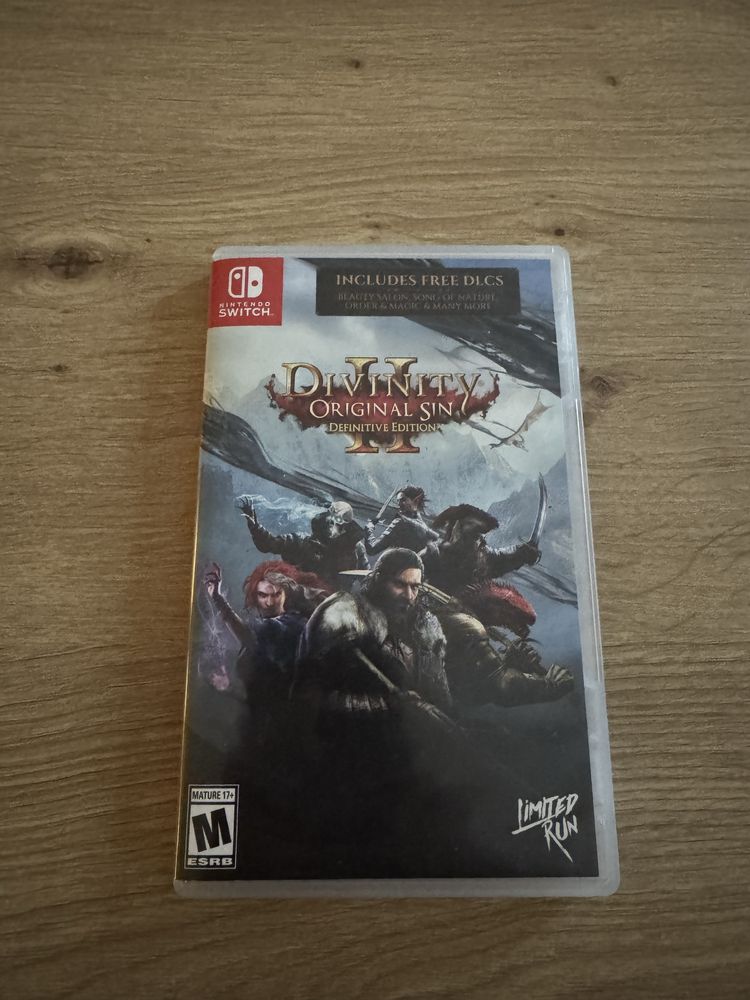 Divinity Original Sin Definitive Edition Nintendo Switch Limited Run