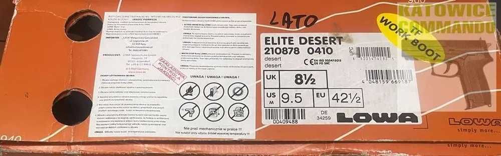 Buty LOWA Elite Desert Army roz. 42.5