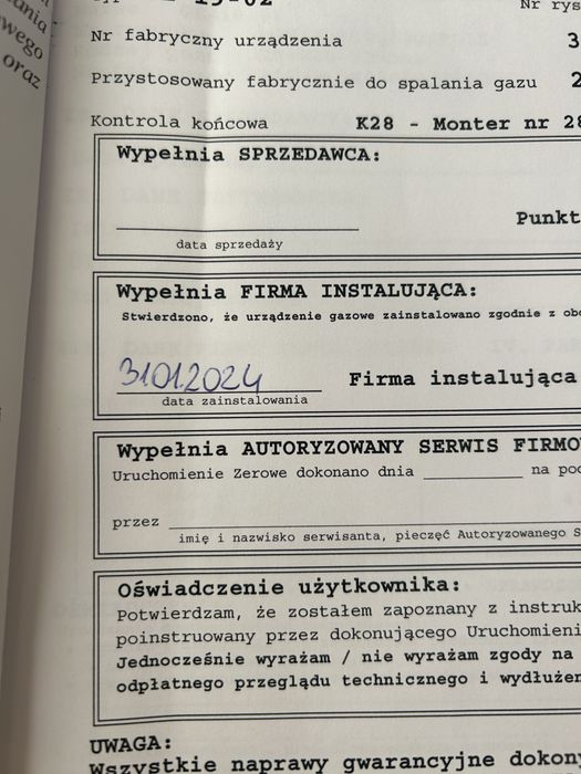 Piecyk gazowy używany