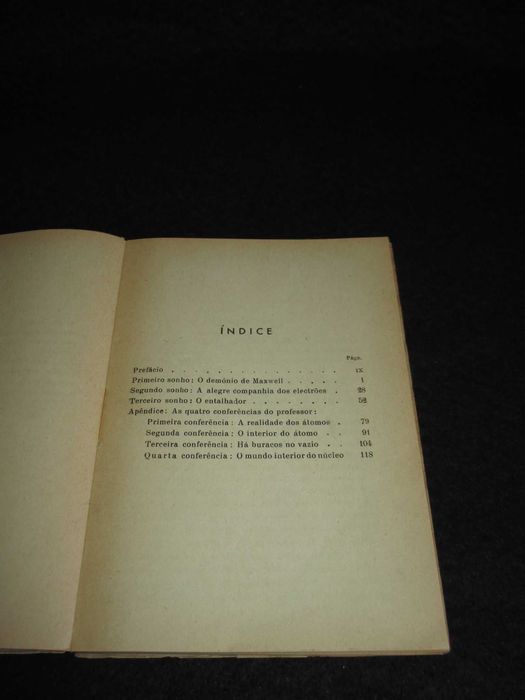 Livro O Sr. Tompkins Explora o Átomo G. Gamow Rómulo de Carvalho