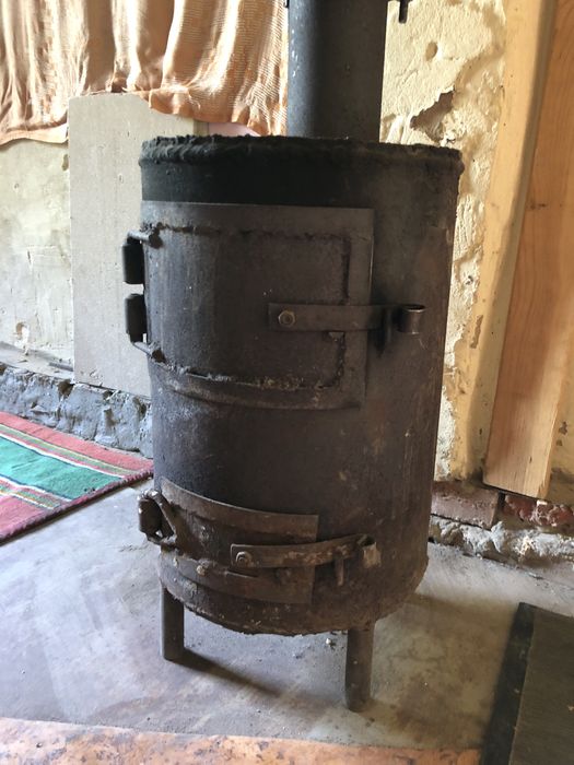 Буржуйка чугунная