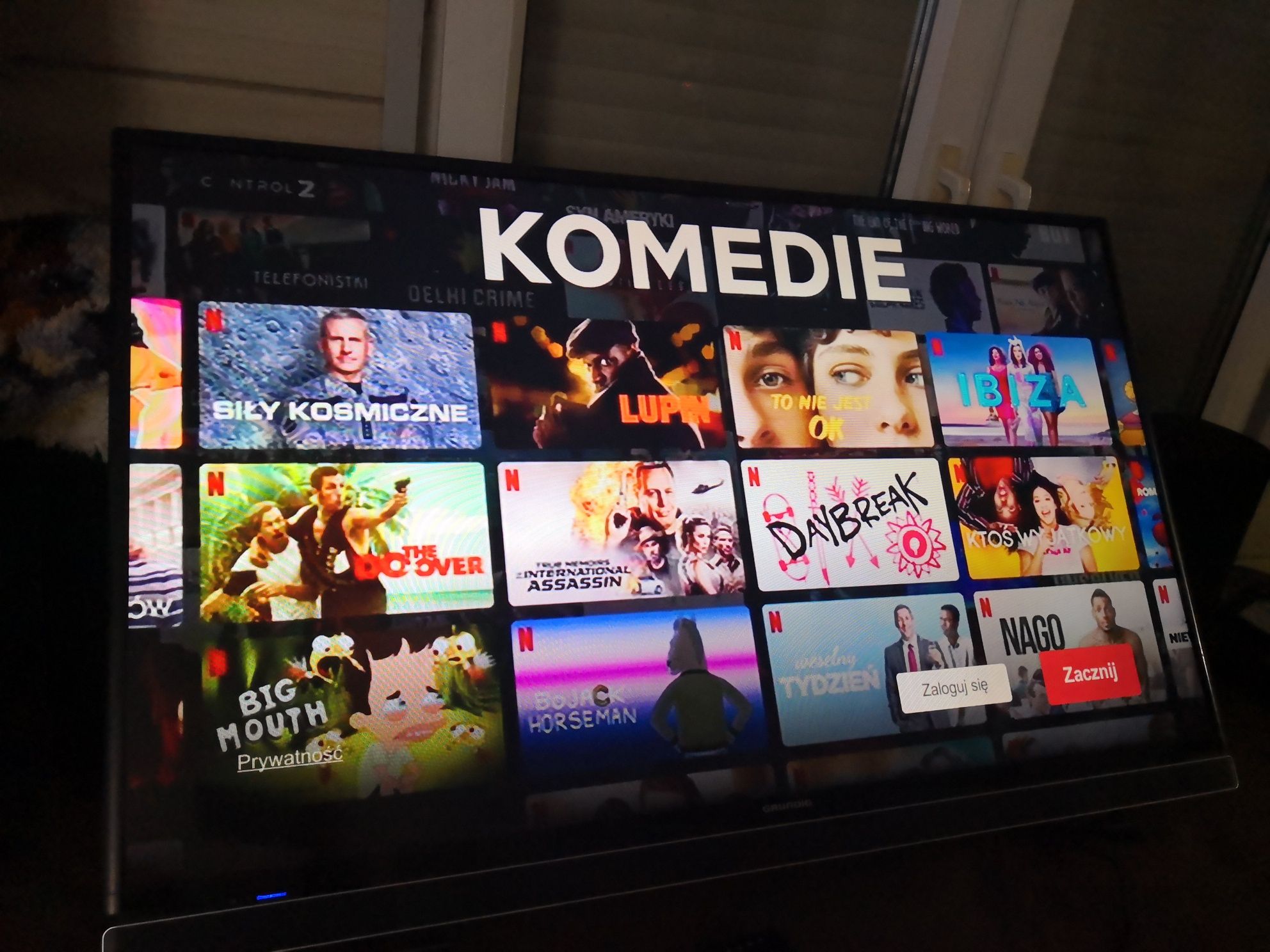 Telewizor Grundig 50 cali Smart TV Youtube WiFi Netflix pilot