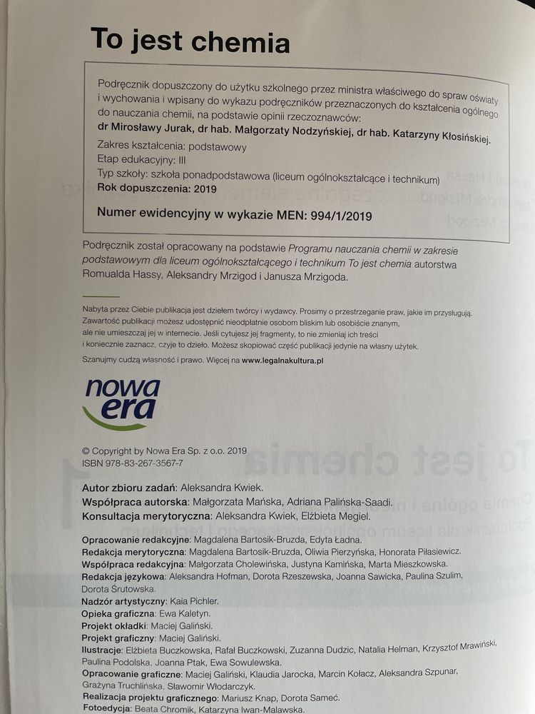 Podręcznik To jest chemia 1