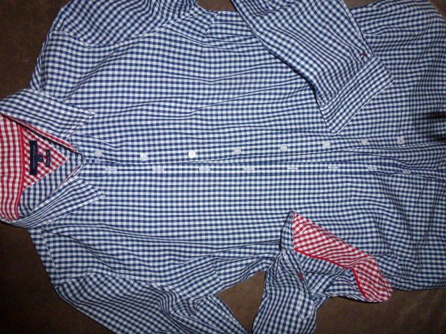 TOMMY HILFIGER bluzka koszula L/XL oryginalna długi rękaw kratka nowa