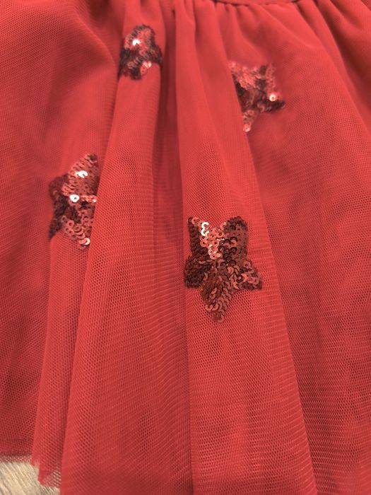 Spódniczka czerwona dziewczęca