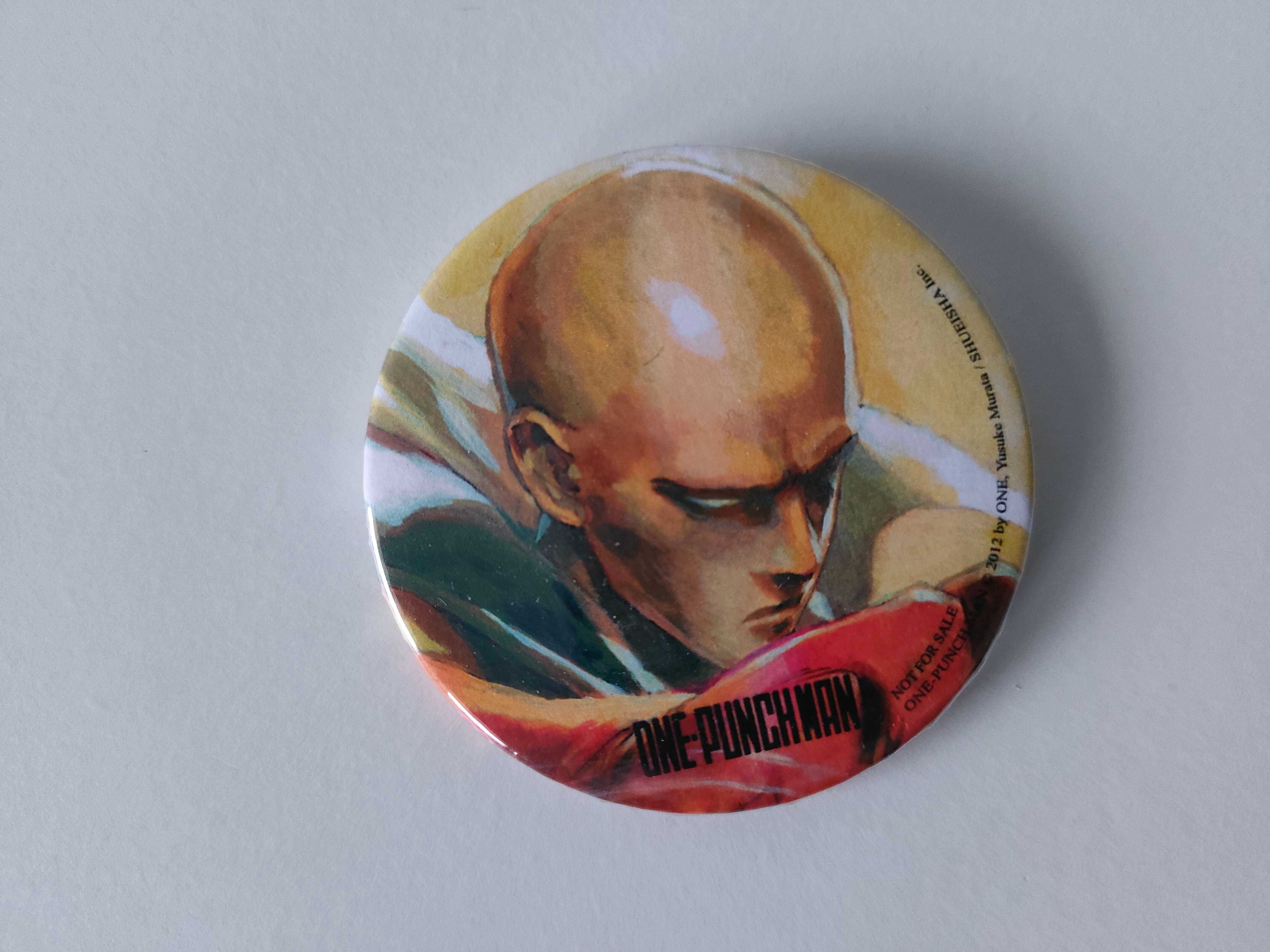 Przypinka duża One Punch Man Saitama