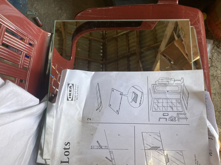 4 nowe ikea lustra lots 30 na 30 cena za 4 sztuki