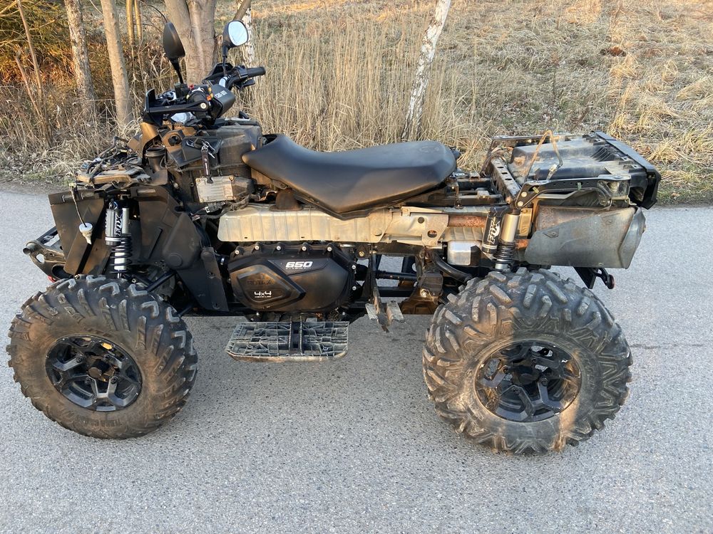 Skrzynia dyfer most silnik wariator cvt obudowa can am outlander 1000