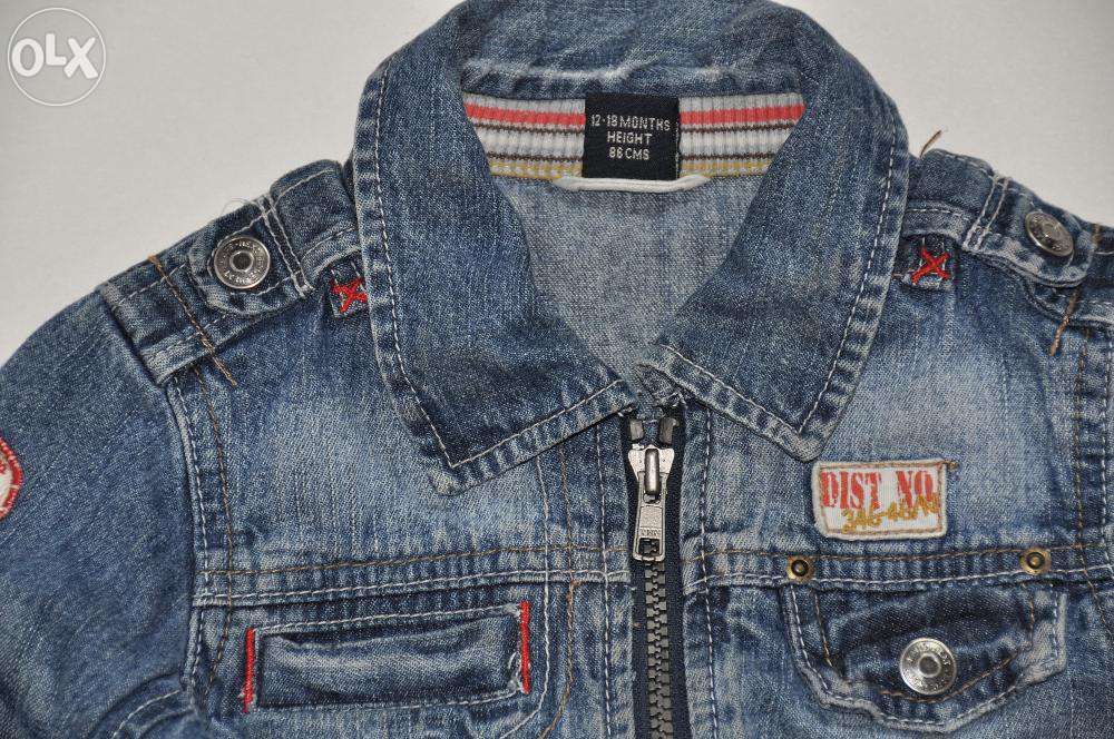 Kurtka jeans Next 86 cm - 12-18 m-cy