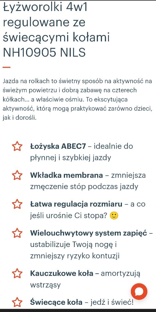 Łyżworolki 4w1 regulowane ze świecącymi kołami 31-34