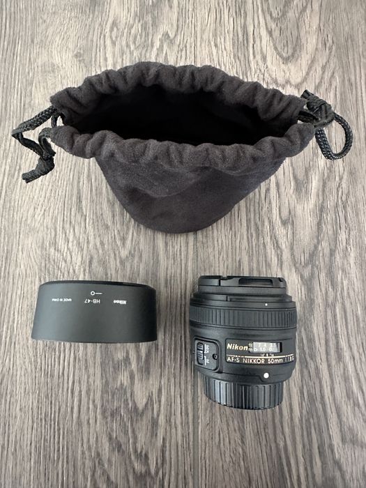 Objetiva Nikon 50mm (nunca usada)
