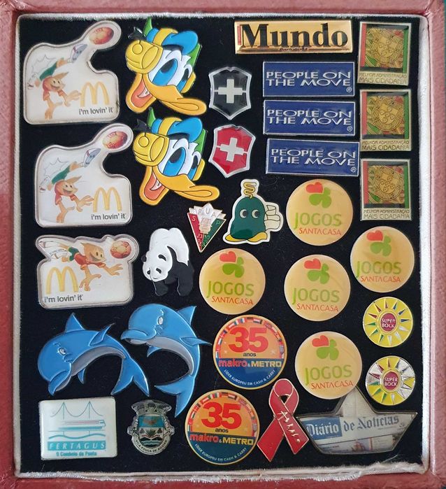Diversos PIN'S / Crachás / Emblemas de coleção - vintage