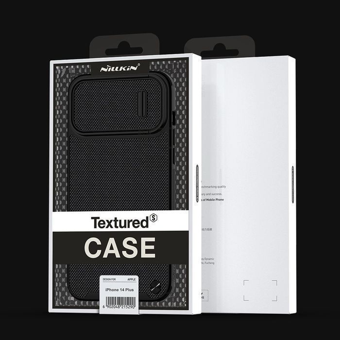 Nillkin Textured S Case etui iPhone 14 Plus pokrowiec zielony
