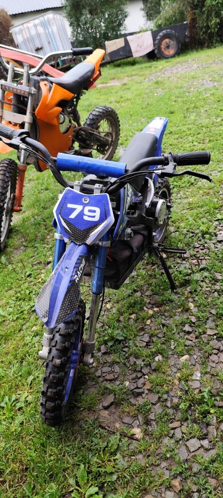 Mini cross elektryczny 500w 35kmh ładowarka