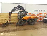 Mecalac MXT 12  wynajem koparka młot Wrocław