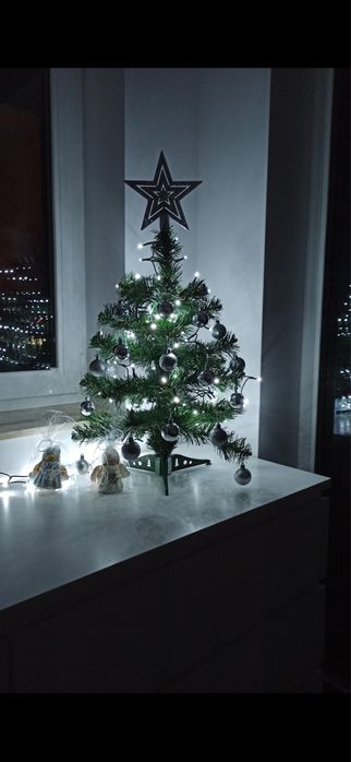 Choinka 64cm + ozdoby