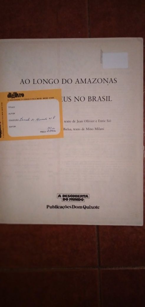 2 Livros de Bd, "Os Vikings" e "A Descoberta do Brasil "