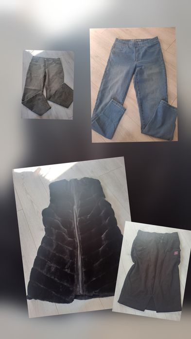 Paka ubrań damskich S-M-L i torebki,  40szt.