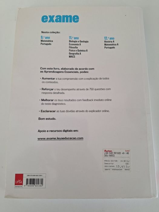 Livro para Prova Final Português 9 ano