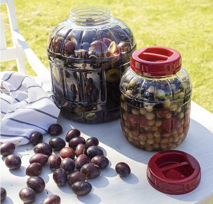Nietłukący, wielofunkcyjny słoik do fermentacji, 5 L Browin 5000ml
