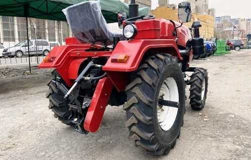 Новітній мототрактор Булат Т25 з плугом та фрезою. Трактор мінітрактор