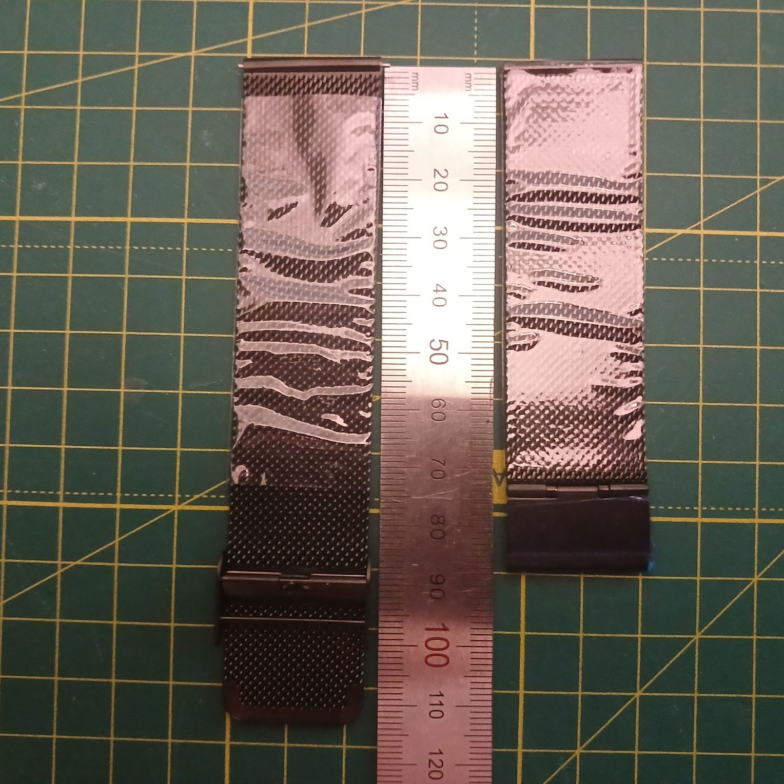 Браслет металевий 24 мм ремінець для годинника.